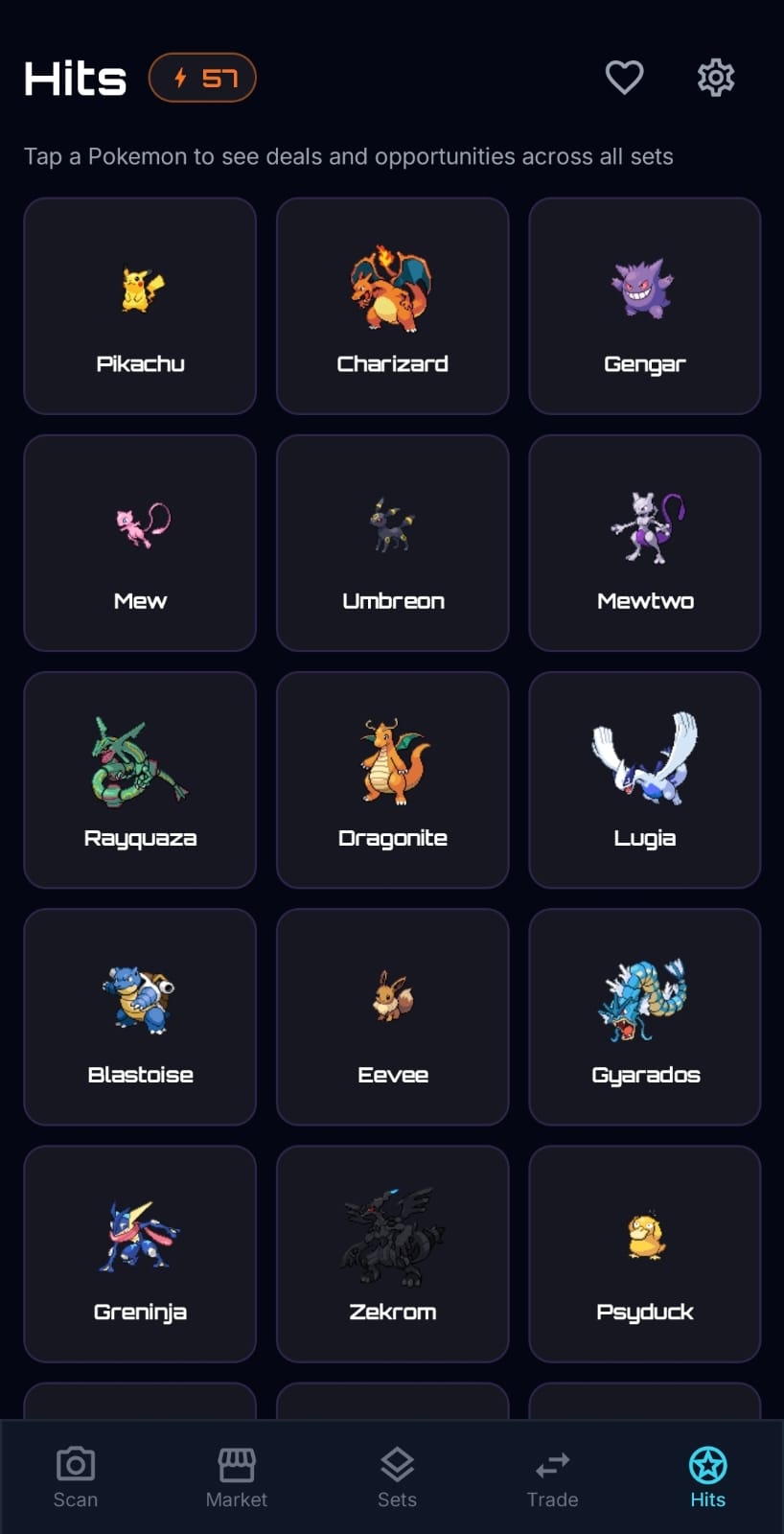 Hits Board