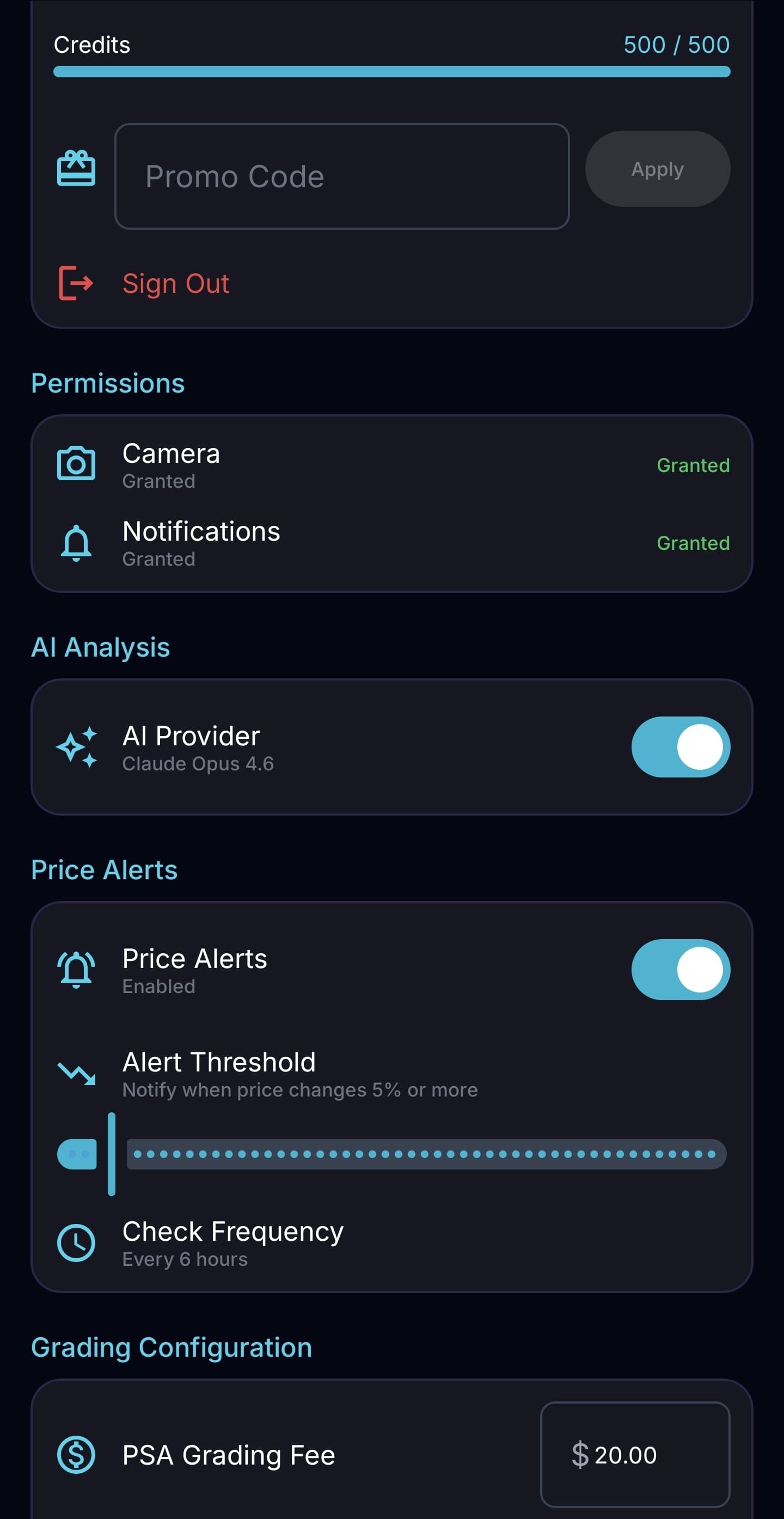 Settings & AI Config
